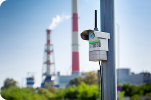 Industrial-grade monitoring at emission points